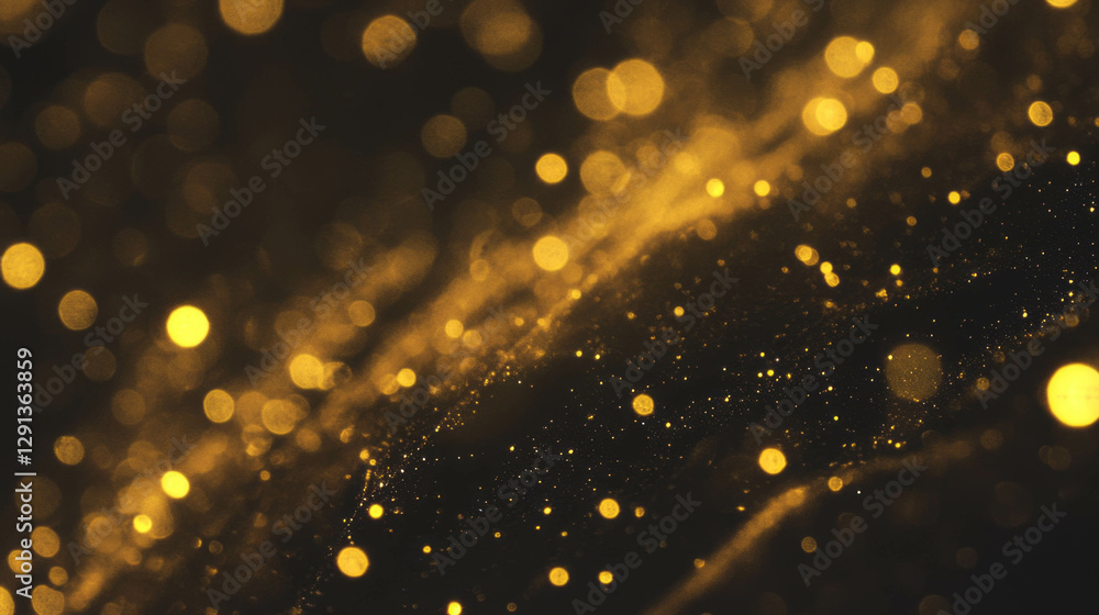 Poster enchanting golden dew drops on spiderweb background for elegant designs
