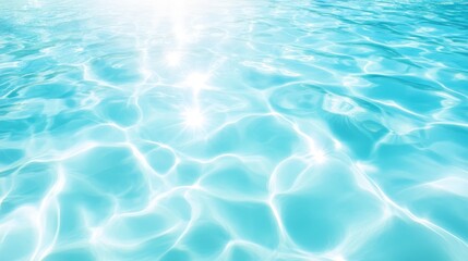 Obraz premium A stunning image showcasing glistening water under bright sunlight, capturing the essence of serenity and vibrancy as light dances across the surface beautifully.