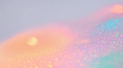 Holographic gradient background with pastel color shifts for creative design
