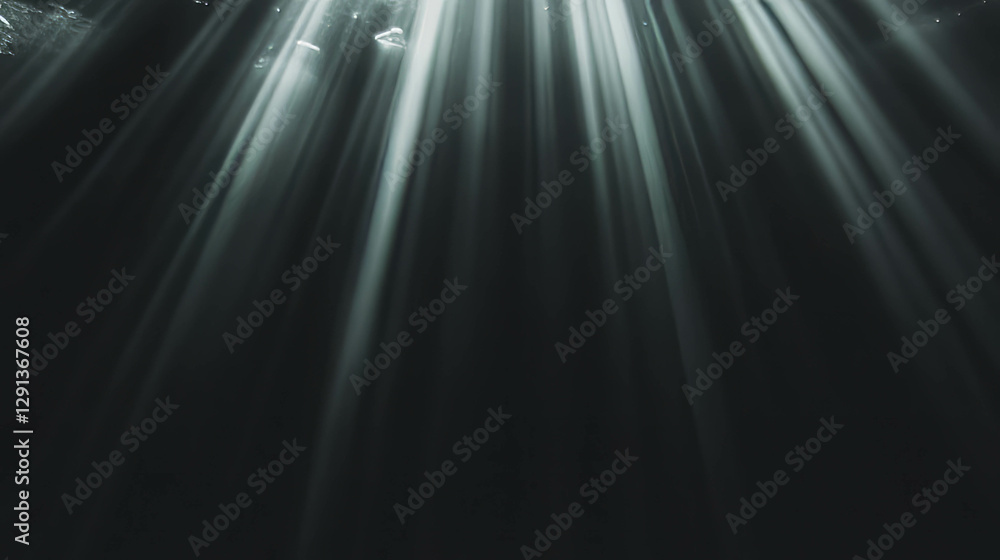 Poster nostalgic grayscale light rays background for creative design