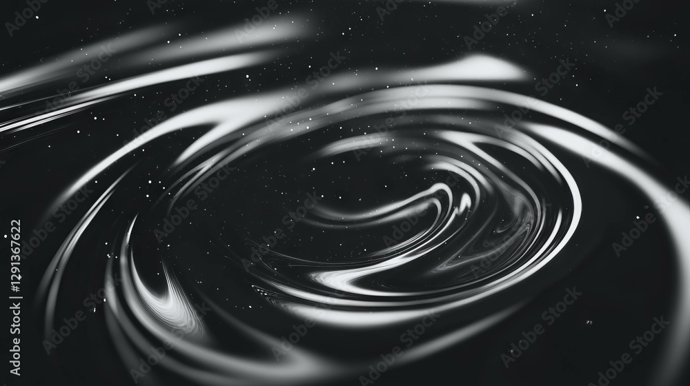 Aufkleber abstract grayscale light swirl background - ethereal and mystical design for creative uses