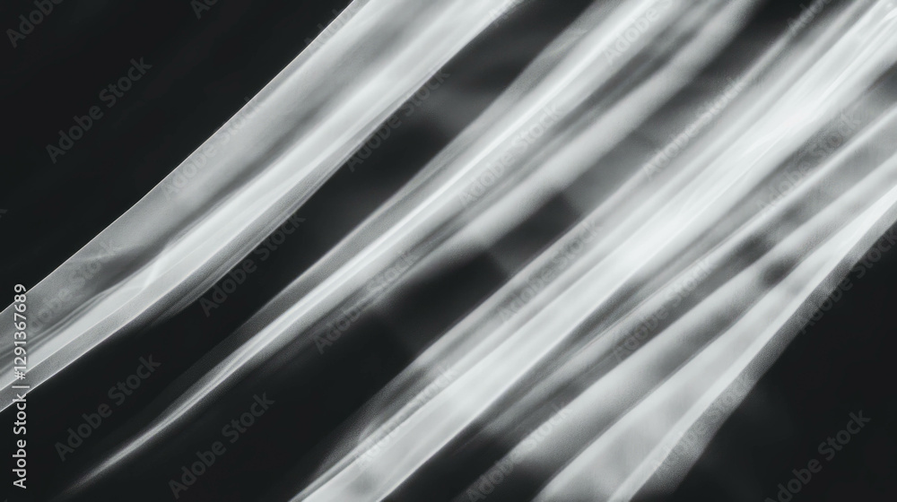 Poster abstract grayscale light rays background for modern design and aesthetic projects