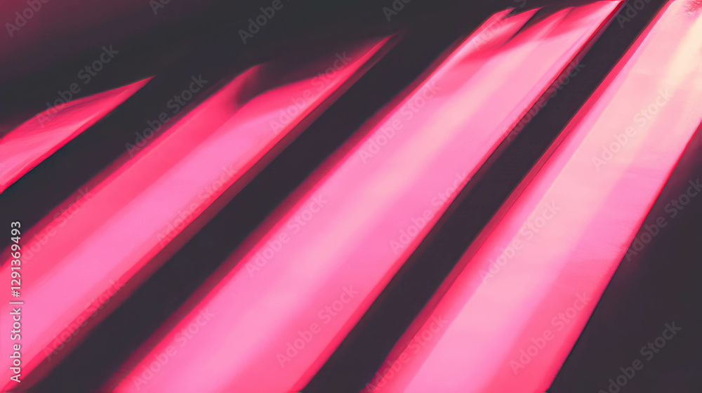 Aufkleber futuristic neon light background with abstract pink patterns for graphic design