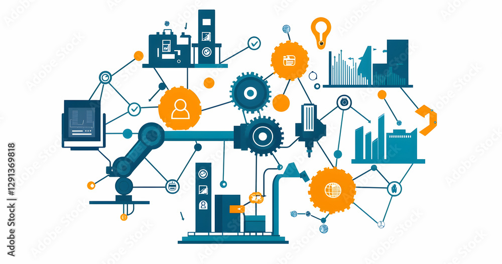 Poster industry 4.0 technology implemented in engineering processes
