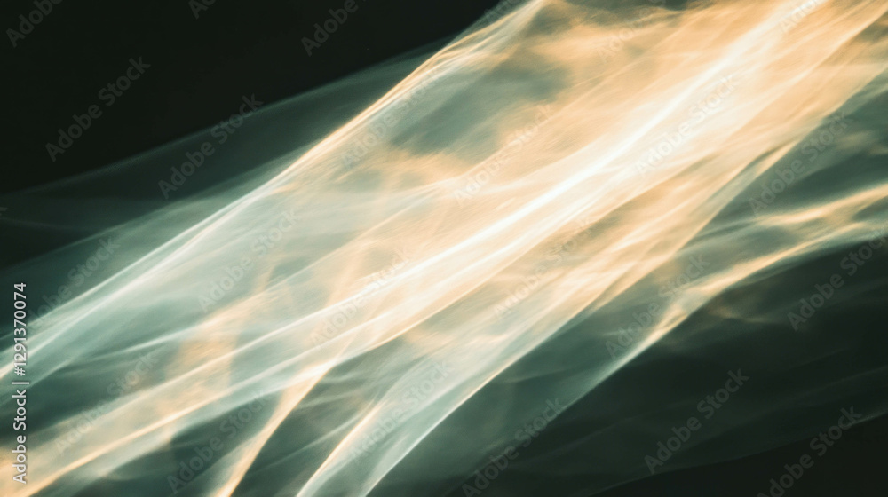 Poster Abstract high contrast light background with dynamic wave patterns