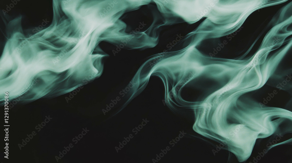 Aufkleber abstract high contrast light background with flowing smoke effect