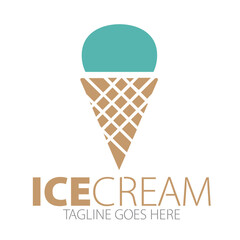 Ice Cream Logo Template