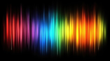 Vibrant Rainbow Light Streaks Background, Abstract Colorful Design, Digital Art, Glowing Spectrum, Dynamic Energy, Visual Effects, Modern Wallpaper,  Neon Hues, Prismatic,  Graphic Design