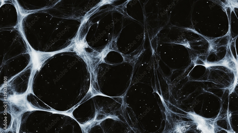 Aufkleber intricate spiderweb pattern on dark background for decorative design