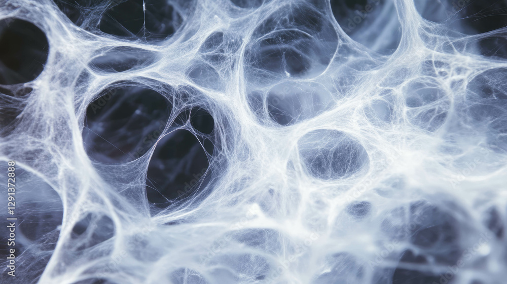 Poster Intricate spiderweb patterns and dark background design for halloween themes