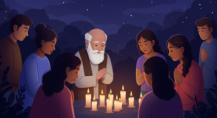 Evening Candlelight Vigil - Community Remembrance Ceremony