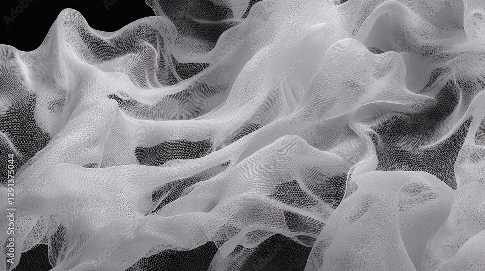 Poster Elegant lace texture with delicate and intricate details for design projects