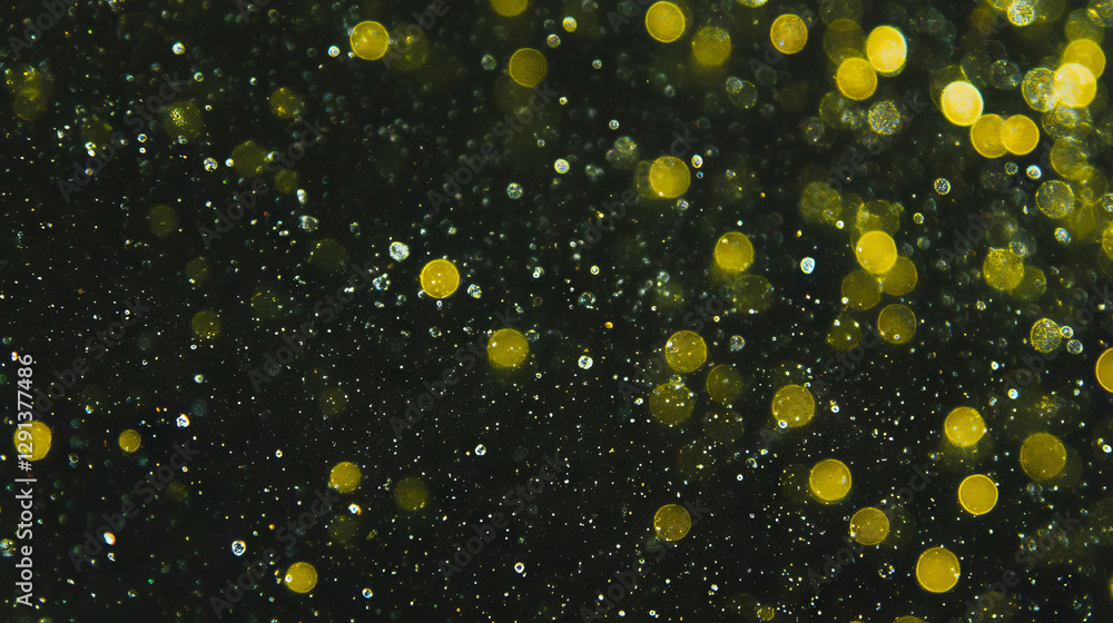 Aufkleber Abstract microbead scrub texture with golden highlights for design and background