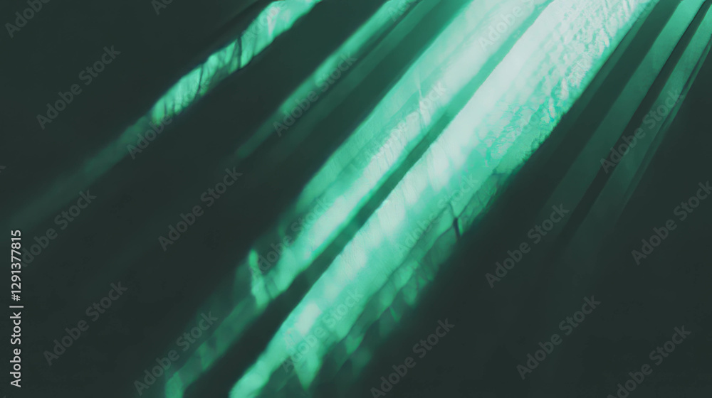 Aufkleber abstract mint green gradient background with light and shadow play for modern design