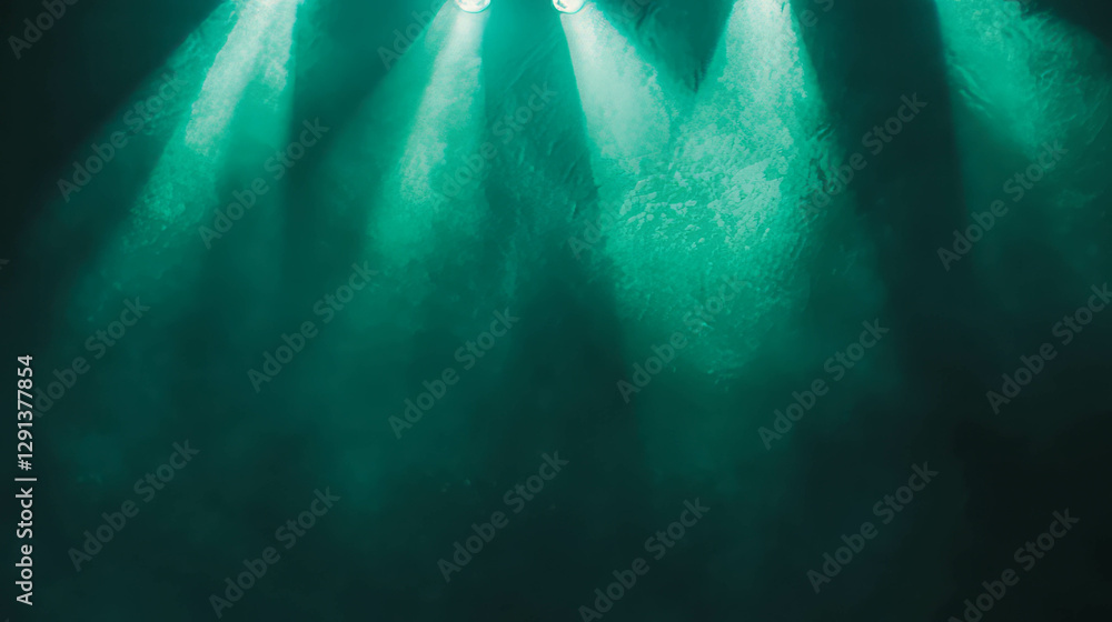 Aufkleber Mint green gradient background with subtle light and texture perfect for design projects