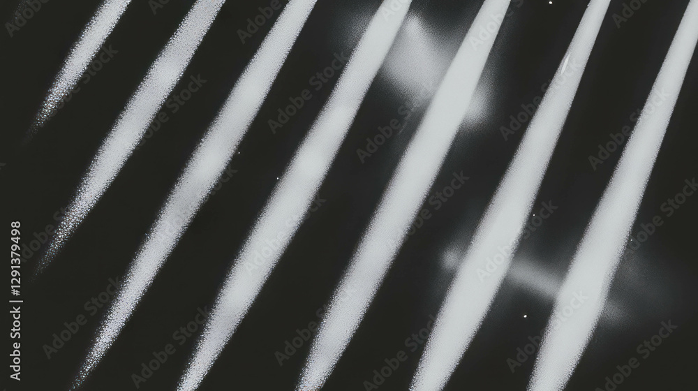 Poster monochrome light refraction pattern for artistic and modern design