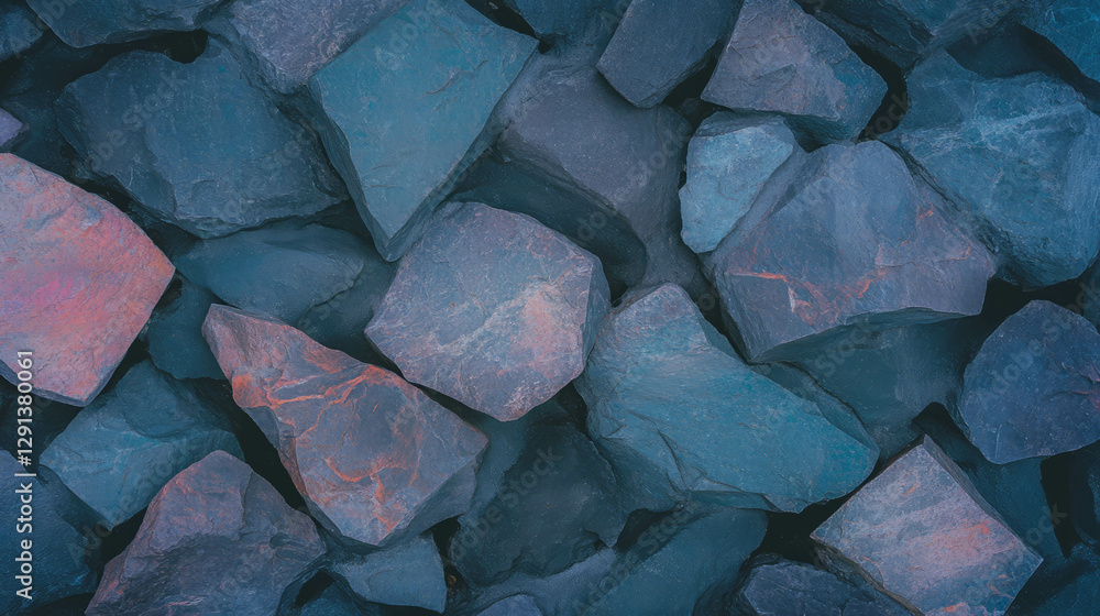 Poster vibrant multicolored stone wall texture for design and background use