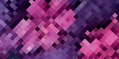 Abstract pink mosaic background - Vector