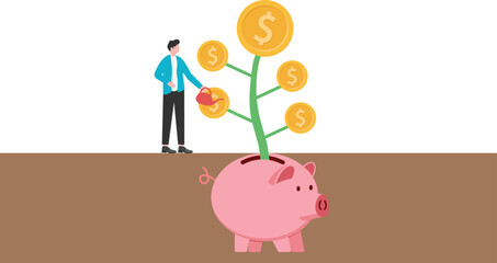 Businessmen seek investors to bring money to expand their business to grow and succeed.

