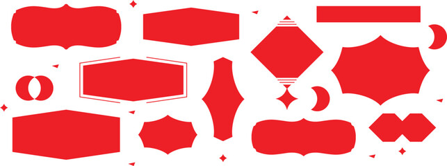 Mid-century Retro Badge Designs