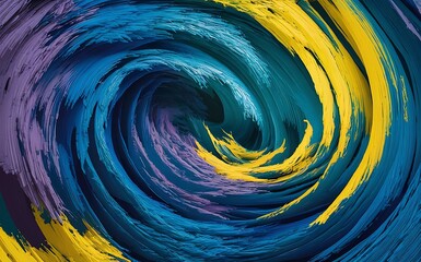 Abstract spectrum brush strokes textured art frame background