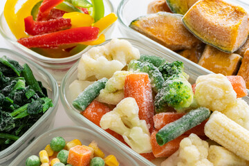 冷凍野菜　野菜の冷凍保存　冷凍食品