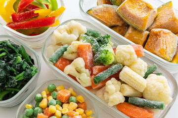 冷凍野菜　野菜の冷凍保存　冷凍食品