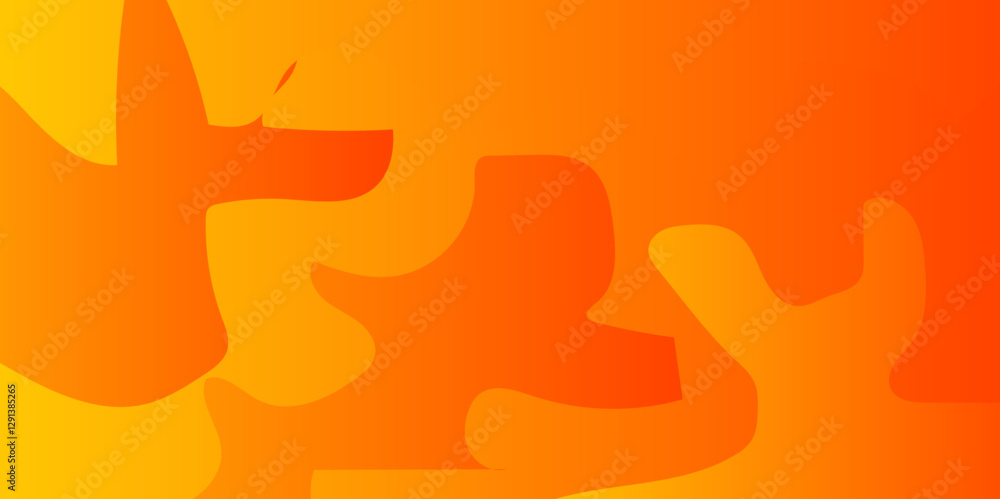Poster abstract orange background. creative architectural concept. light elegant dynamic abstract backgroun
