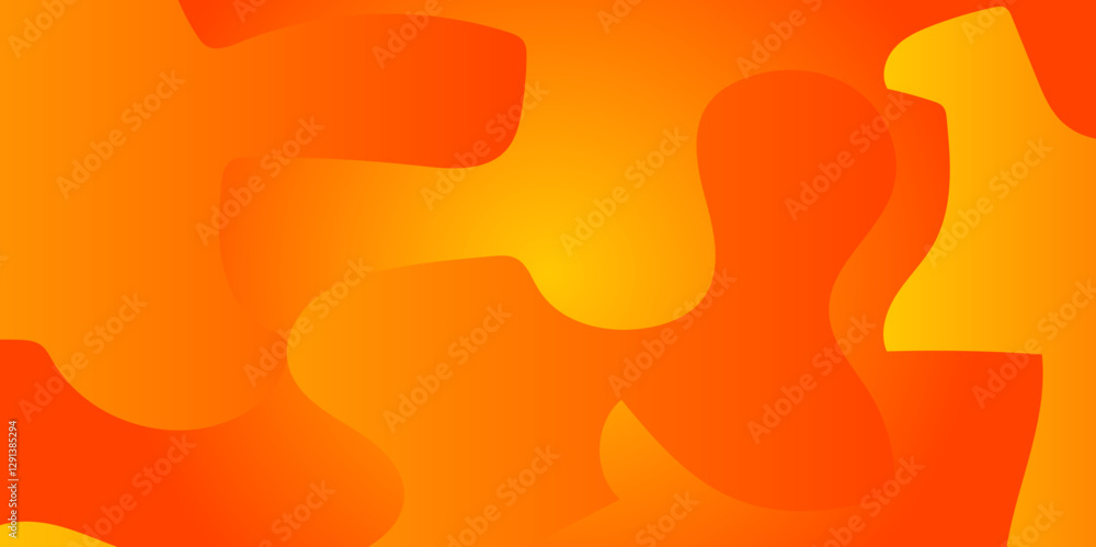 Poster abstract orange background. creative architectural concept. light elegant dynamic abstract backgroun