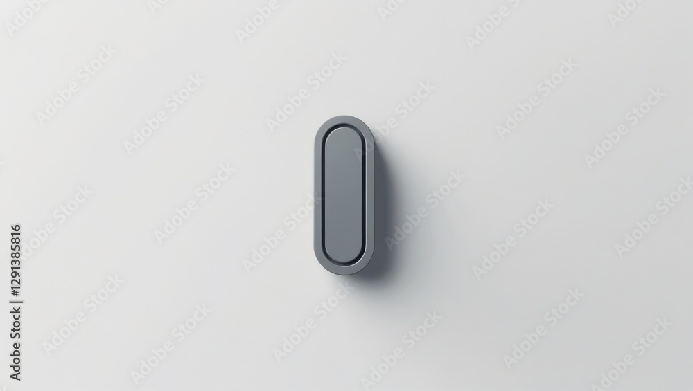 Aufkleber sleek gray piston icon on white background minimalist design automotive part engine symbol technical