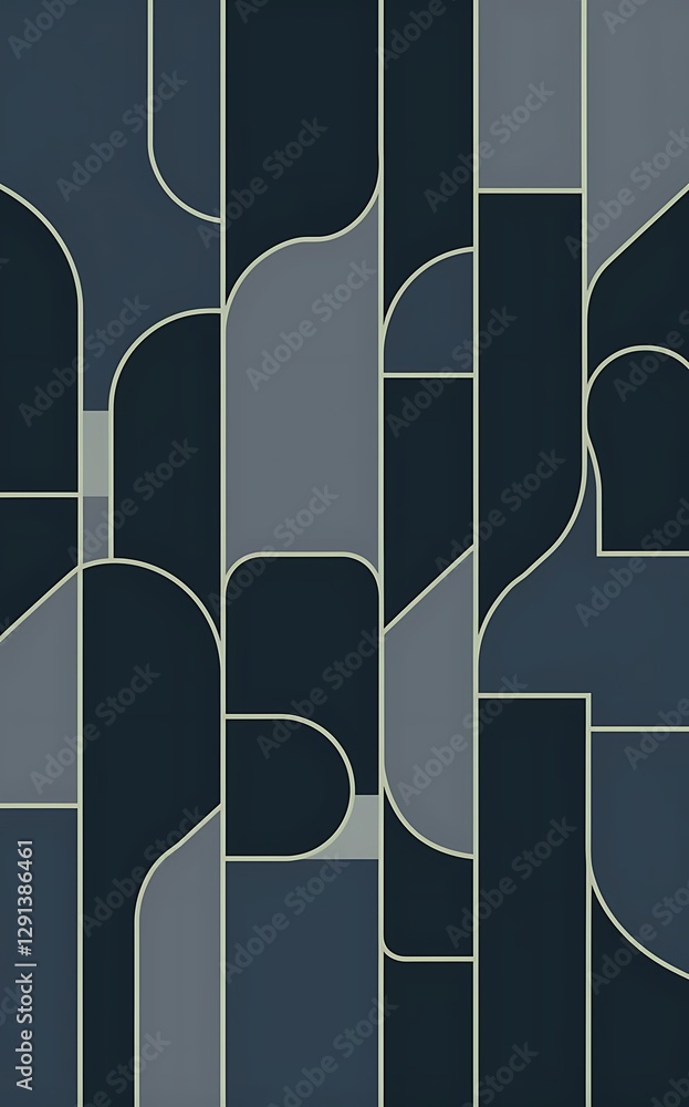 Poster minimal geometric abstract vector background