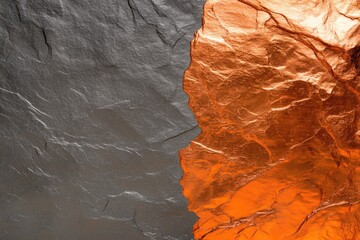 Fototapeta premium Textured surfaces of metallic materials blend contrasting colors