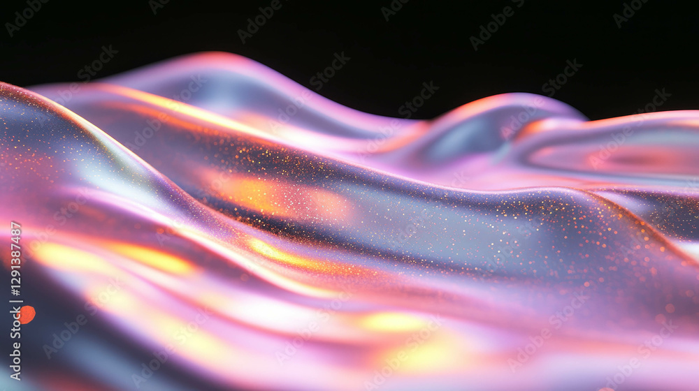 Poster abstract wavy background with pink light and soft highlights for design projects