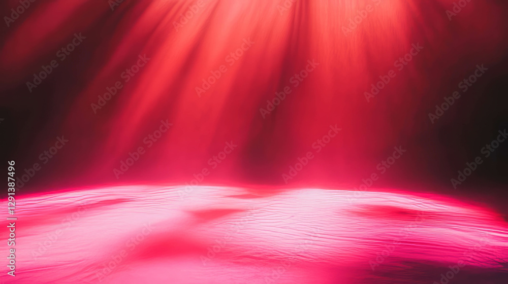 Poster ethereal pink light with soft highlights for creative background design