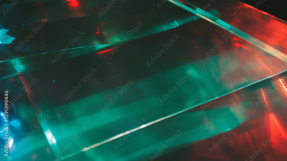 Poster abstract background with smooth polished plastic surface in vibrant colors