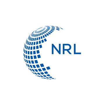 NRL creative minimalist letter logo.
