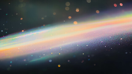 Iridescent rainbow light background with abstract highlights for creative design