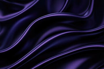 Rich, deep purple fabric cascades in smooth waves, creating luxu