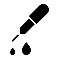 AHA injection icon in glyph style