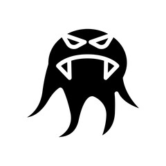 Computer virus icon glyph style