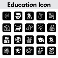 
Education line icon collection. Education, School, Learning editable stroke icons. Editable Stroke. 