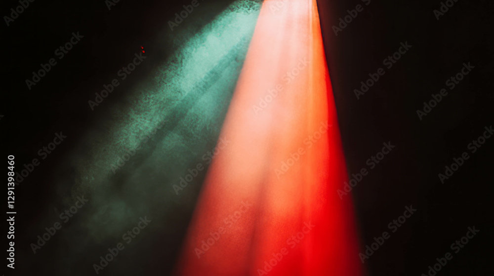 Poster atmospheric retro lighting creating a nostalgic ambiance for design concepts