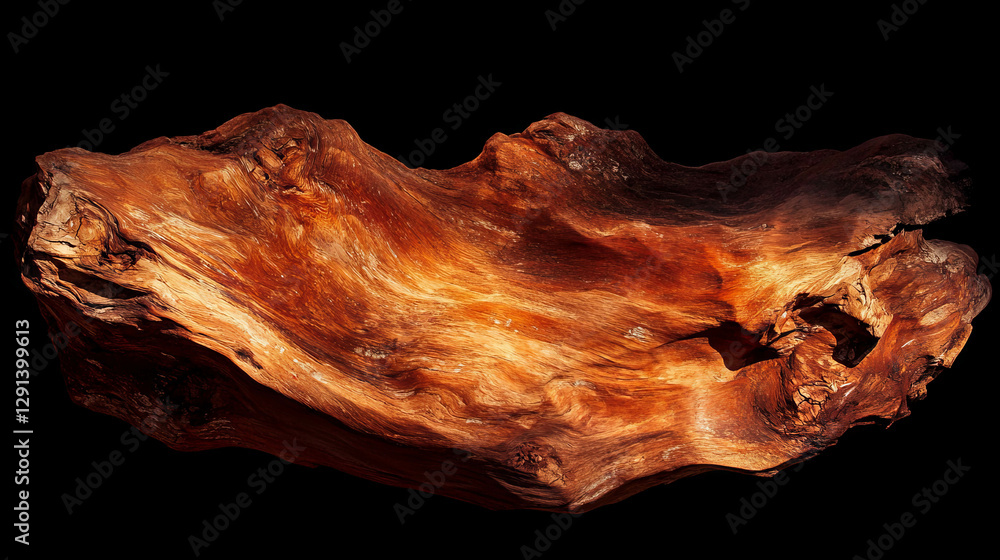 Aufkleber Textured wood bark with natural rough surface for rustic design concepts