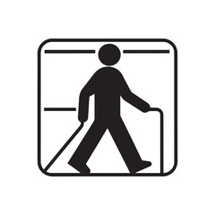 walk exercise men vector