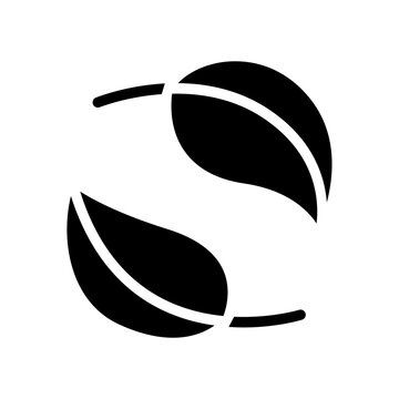Nature conservation icon in glyph style