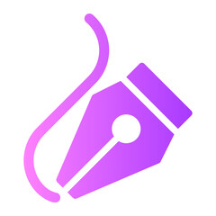 pen tool gradient icon
