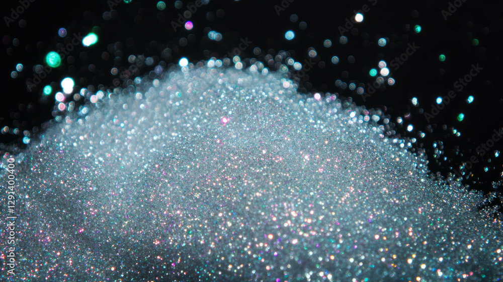 Poster Glittering sparkle background with scintillating scrub texture for creative design