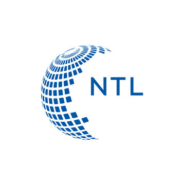 NTL letter logo design with white background in illustrator, vector logo modern alphabet font overlap style. calligraphy designs for logo, Poster, Invitation, etc.