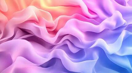 Obraz premium Abstract background featuring colorful waves and flowing shapes in a modern artistic composition