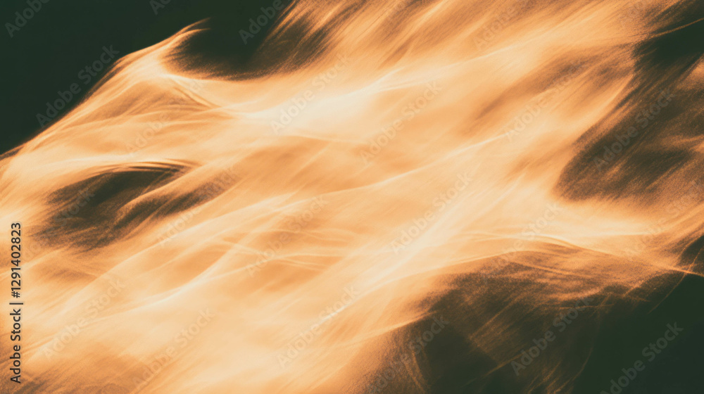 Poster Abstract sepia light waves with subtle vignette for artistic background design